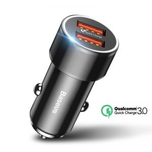 Car Dual USB Quick Phone Chargers